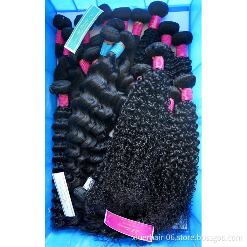 Cuticle Aligned Virgin Hair Weaves, Human Hair Bundles 10A Mink Brazilian Hair, Raw Human Hair Bundles